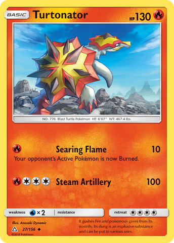 Turtonator (27/156) [Sun & Moon: Ultra Prism] - The Mythic Store | 24h Order Processing