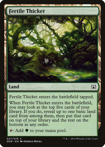 Fertile Thicket [Duel Decks: Nissa vs. Ob Nixilis] - The Mythic Store | 24h Order Processing