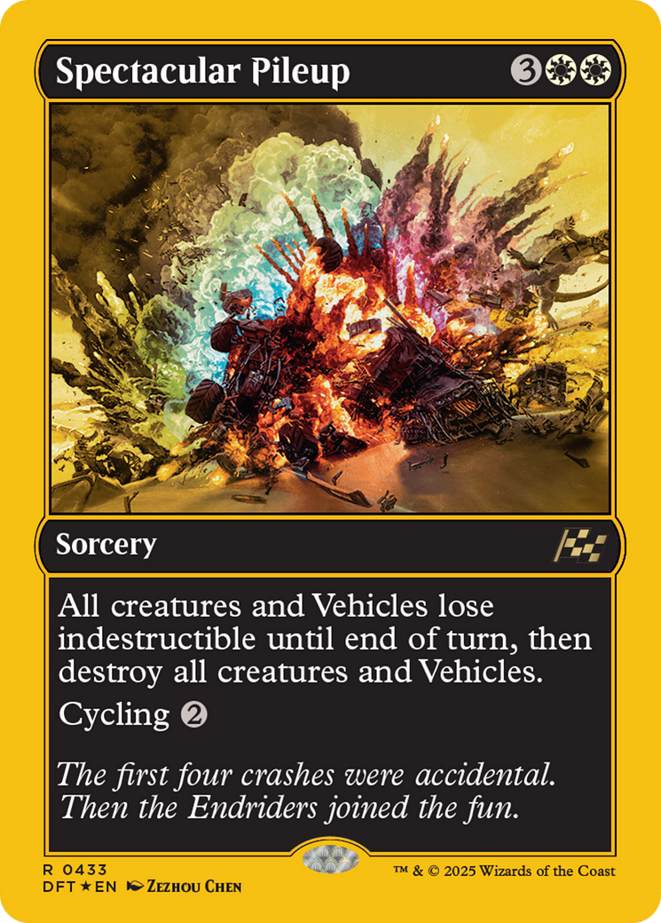 Spectacular Pileup (First-Place Foil) [Aetherdrift] - The Mythic Store | 24h Order Processing