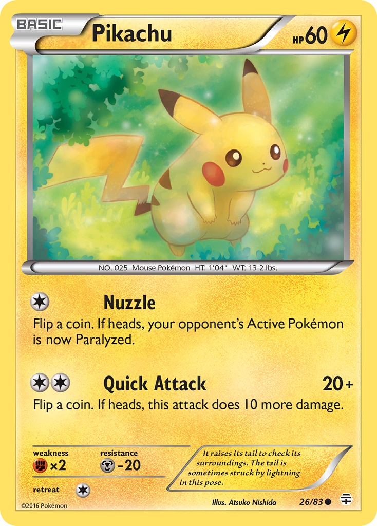 Pikachu (26/83) [XY: Generations] - The Mythic Store | 24h Order Processing