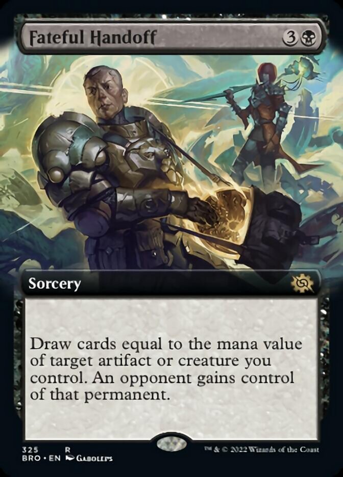 Fateful Handoff (Extended Art) [The Brothers' War] - The Mythic Store | 24h Order Processing