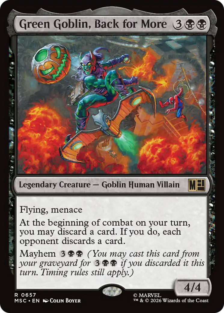 Green Goblin, Back for More [Marvel Super Heroes Commander] - The Mythic Store | 24h Order Processing