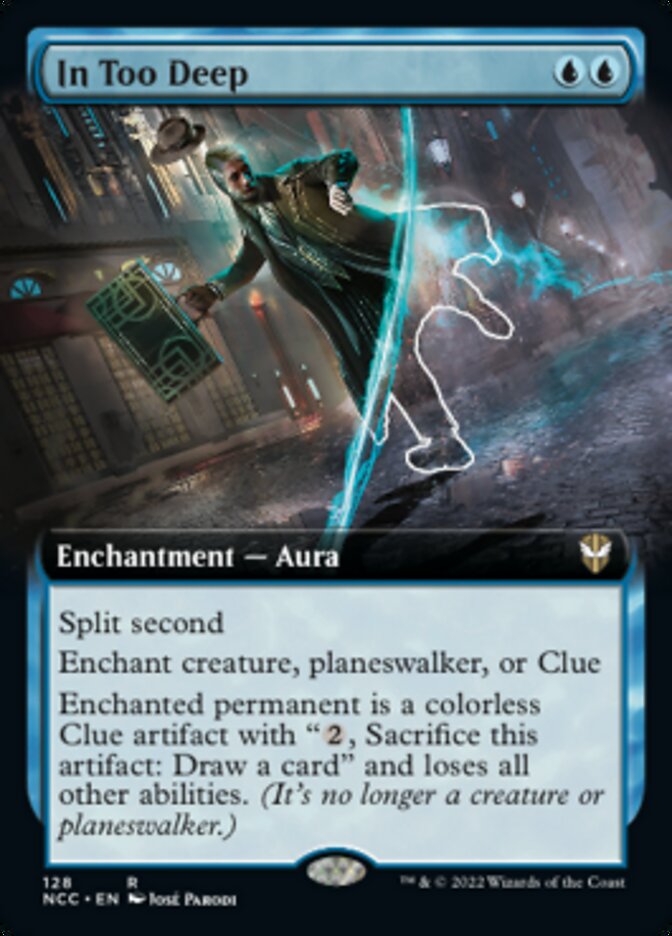 In Too Deep (Extended Art) [Streets of New Capenna Commander] - The Mythic Store | 24h Order Processing