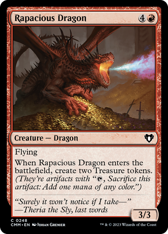 Rapacious Dragon [Commander Masters] - The Mythic Store | 24h Order Processing