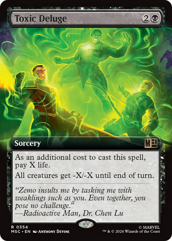 Toxic Deluge (Extended Art) [Marvel Super Heroes Commander] - The Mythic Store | 24h Order Processing