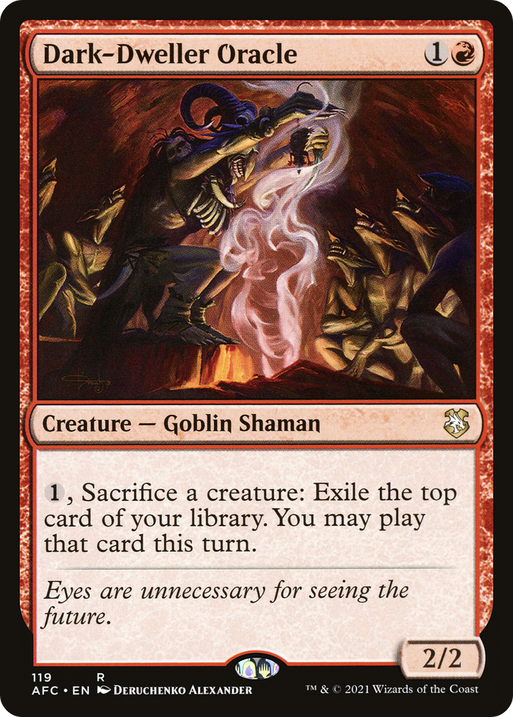 Dark-Dweller Oracle [Dungeons & Dragons: Adventures in the Forgotten Realms Commander] - The Mythic Store | 24h Order Processing