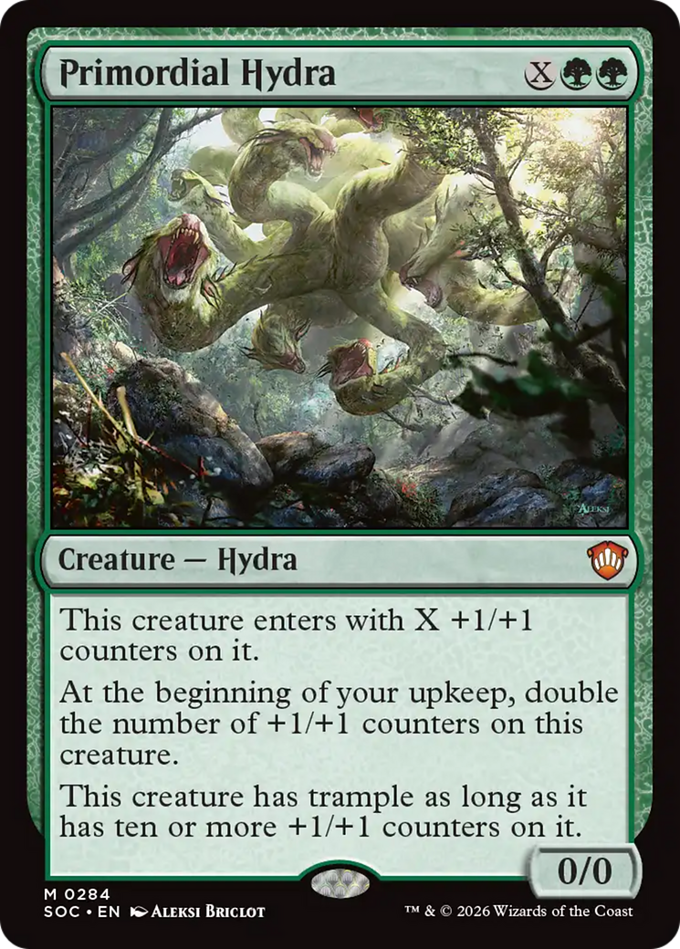 Primordial Hydra [Secrets of Strixhaven Commander] - The Mythic Store | 24h Order Processing