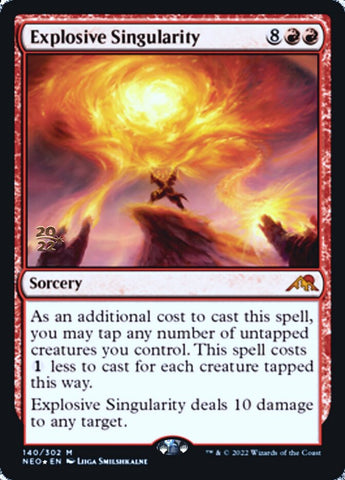 Explosive Singularity [Kamigawa: Neon Dynasty Prerelease Promos] - The Mythic Store | 24h Order Processing