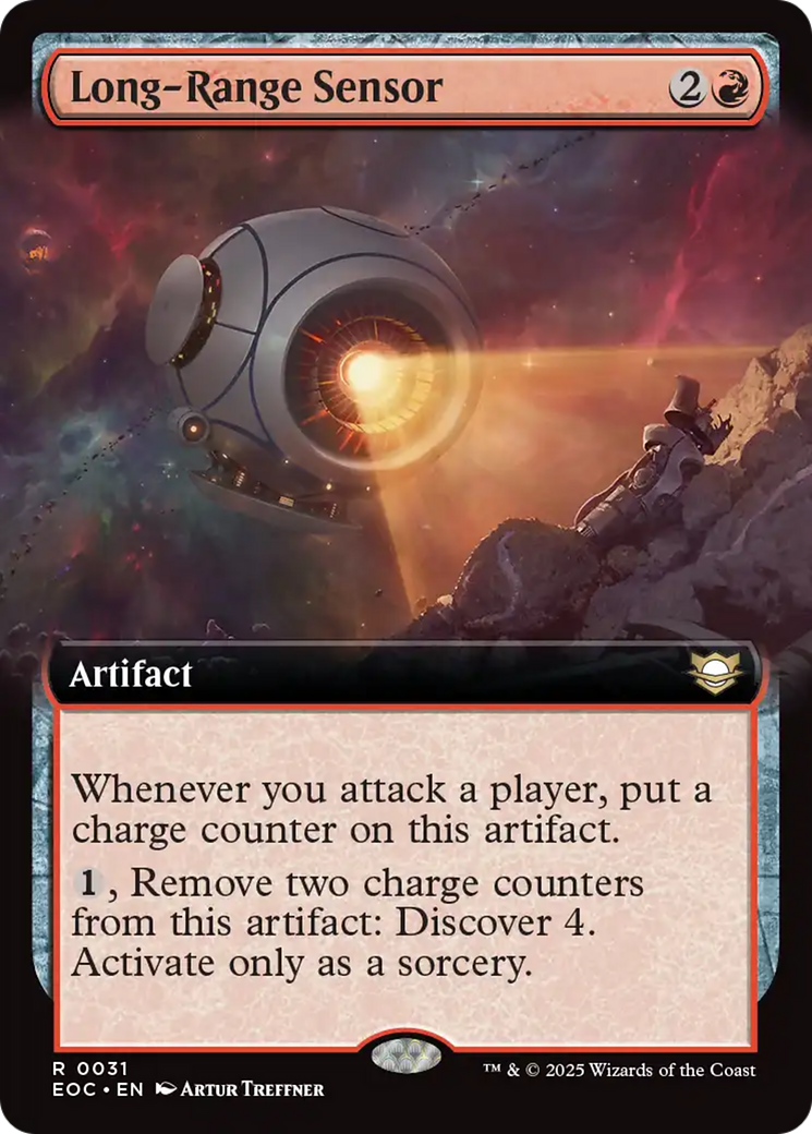 Long-Range Sensor (Extended Art) [Edge of Eternities Commander] - The Mythic Store | 24h Order Processing