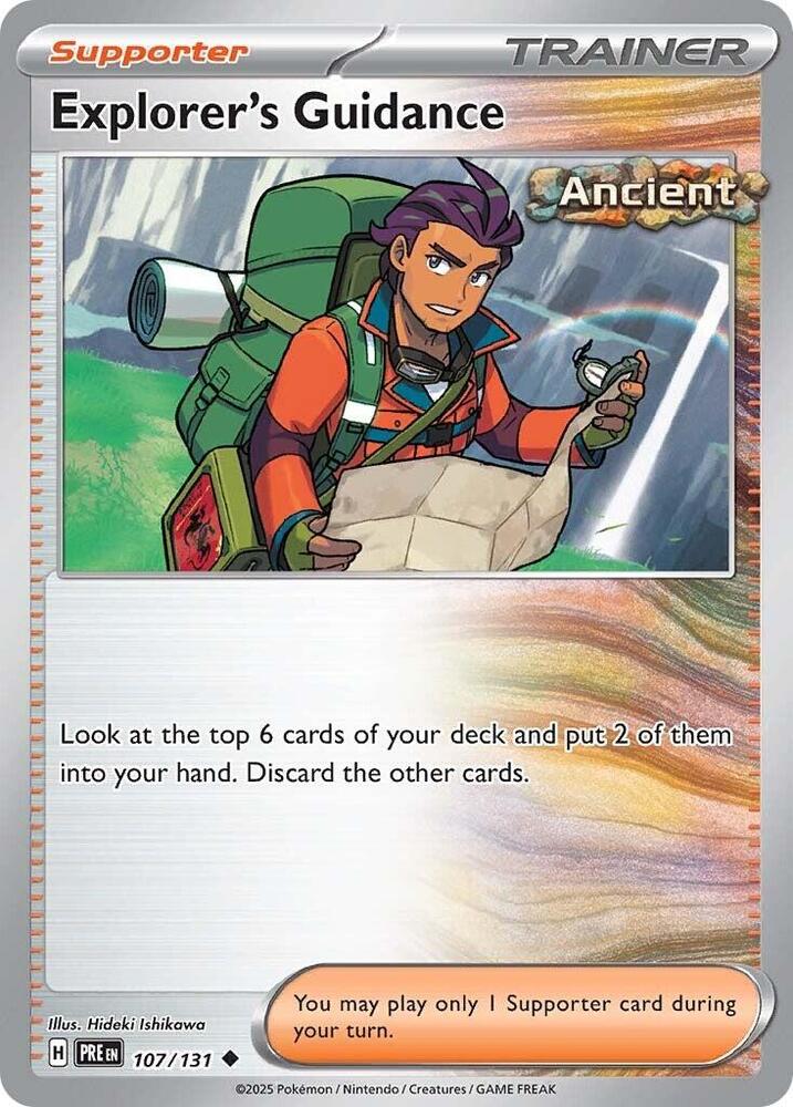 Explorer's Guidance (107/131) [Scarlet & Violet: Prismatic Evolutions] - The Mythic Store | 24h Order Processing