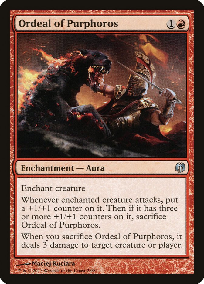 Ordeal of Purphoros [Duel Decks: Heroes vs. Monsters] - The Mythic Store | 24h Order Processing