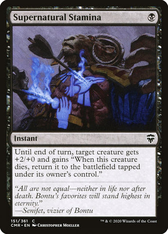 Supernatural Stamina [Commander Legends] - The Mythic Store | 24h Order Processing