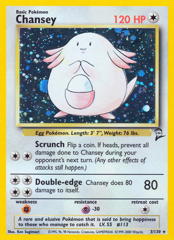 Chansey (3/130) [Base Set 2] - The Mythic Store | 24h Order Processing