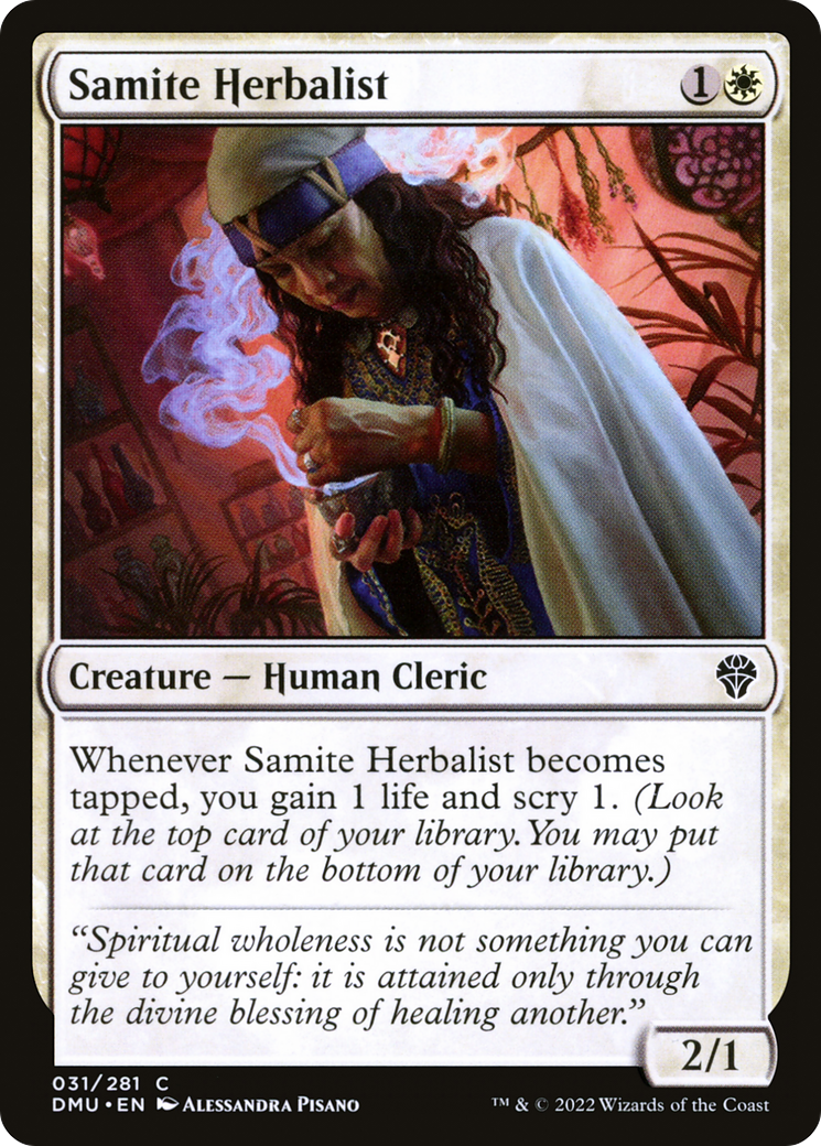 Samite Herbalist [Dominaria United] - The Mythic Store | 24h Order Processing