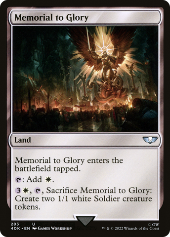 Memorial to Glory [Warhammer 40,000] - The Mythic Store | 24h Order Processing