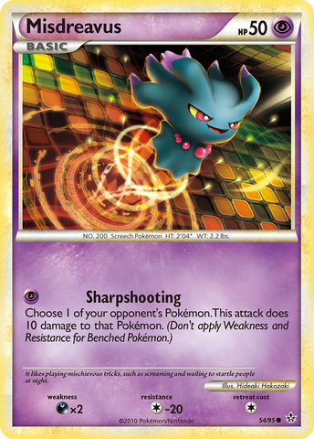 Misdreavus (54/95) [HeartGold & SoulSilver: Unleashed] - The Mythic Store | 24h Order Processing