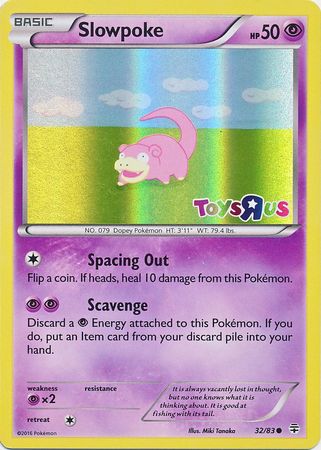 Slowpoke (32/83) (Toys R Us Promo) [XY: Generations] - The Mythic Store | 24h Order Processing