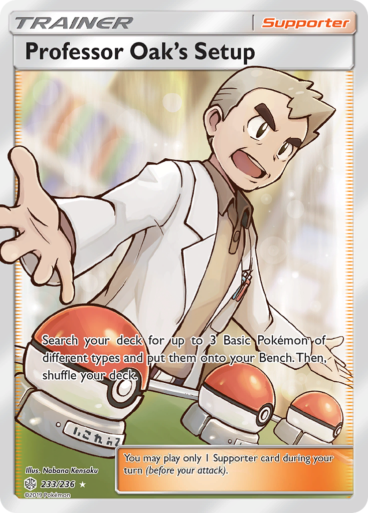 Professor Oak's Setup (233/236) [Sun & Moon: Cosmic Eclipse] - The Mythic Store | 24h Order Processing