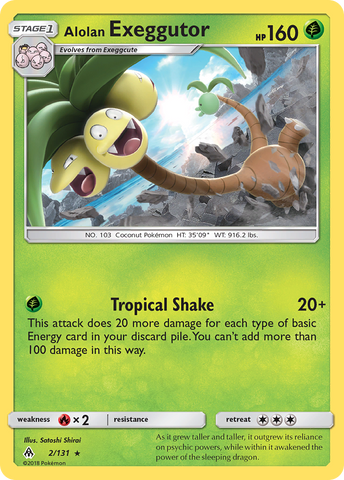Alolan Exeggutor (2/131) [Sun & Moon: Forbidden Light] - The Mythic Store | 24h Order Processing