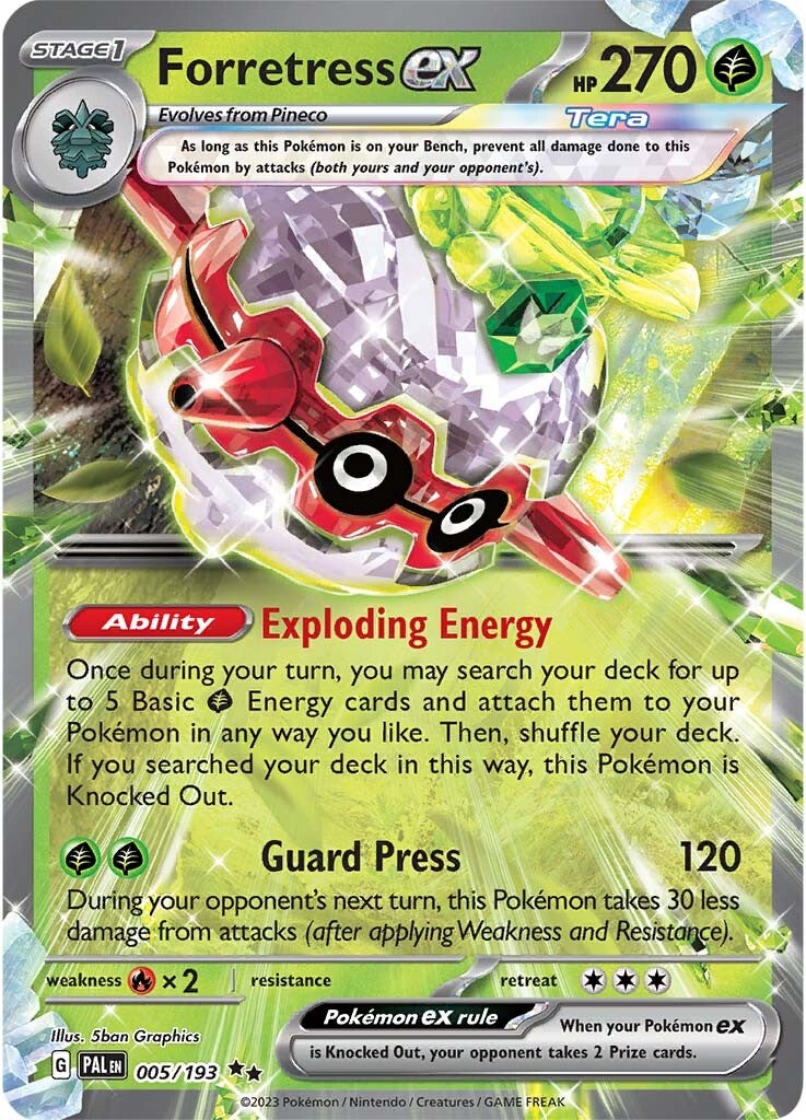 Forretress ex (005/193) [Scarlet & Violet: Paldea Evolved] - The Mythic Store | 24h Order Processing