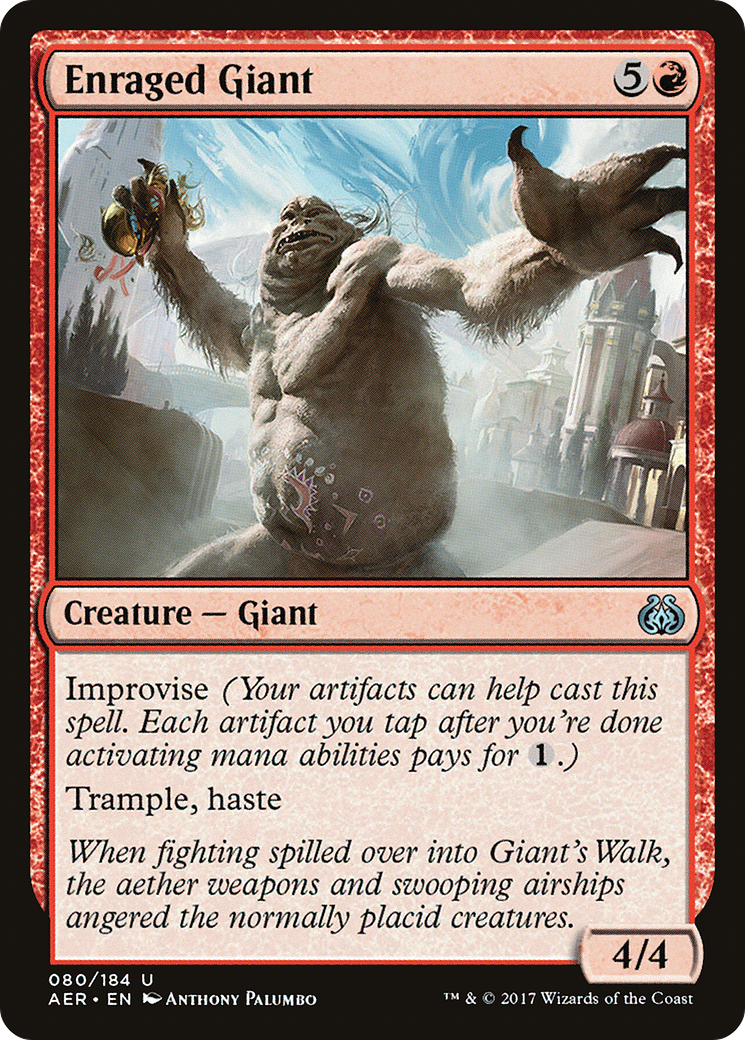 Enraged Giant [Aether Revolt] - The Mythic Store | 24h Order Processing