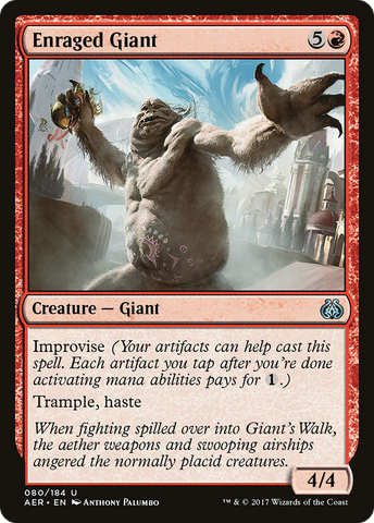 Enraged Giant [Aether Revolt] - The Mythic Store | 24h Order Processing