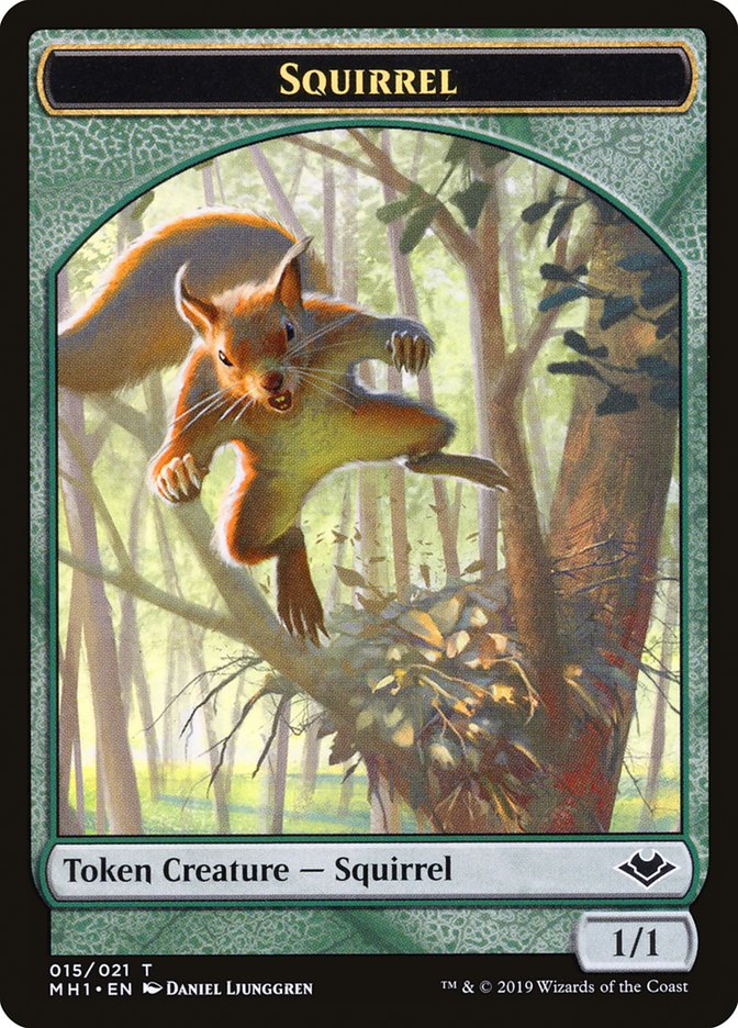 Shapeshifter (001) // Squirrel (015) Double-Sided Token [Modern Horizons Tokens] - The Mythic Store | 24h Order Processing