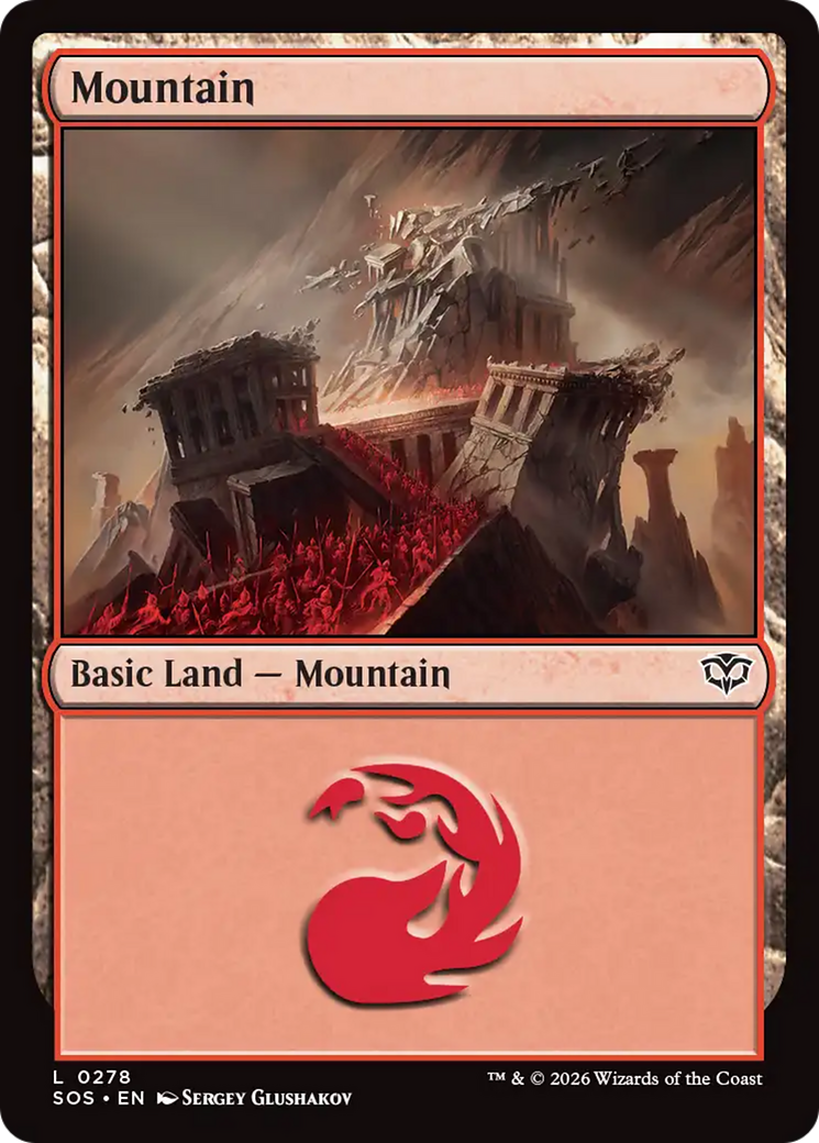 Mountain (0278) [Secrets of Strixhaven] - The Mythic Store | 24h Order Processing
