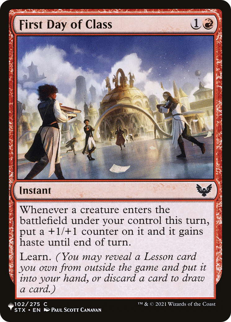 First Day of Class [The List] - The Mythic Store | 24h Order Processing