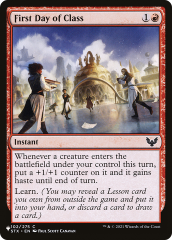 First Day of Class [The List] - The Mythic Store | 24h Order Processing