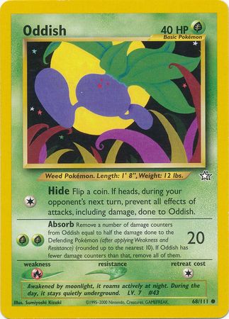 Oddish (68/111) [Neo Genesis Unlimited] - The Mythic Store | 24h Order Processing
