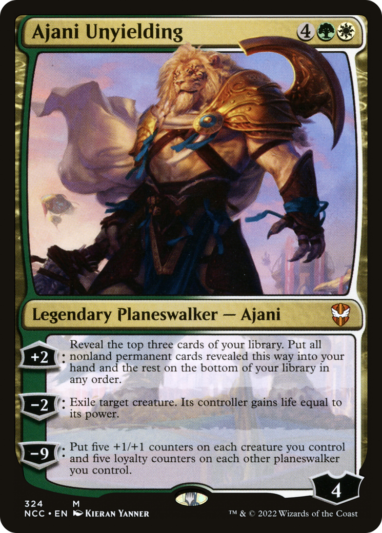 Ajani Unyielding [Streets of New Capenna Commander] - The Mythic Store | 24h Order Processing