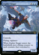 Zephyr Singer (Extended Art) [March of the Machine] - The Mythic Store | 24h Order Processing