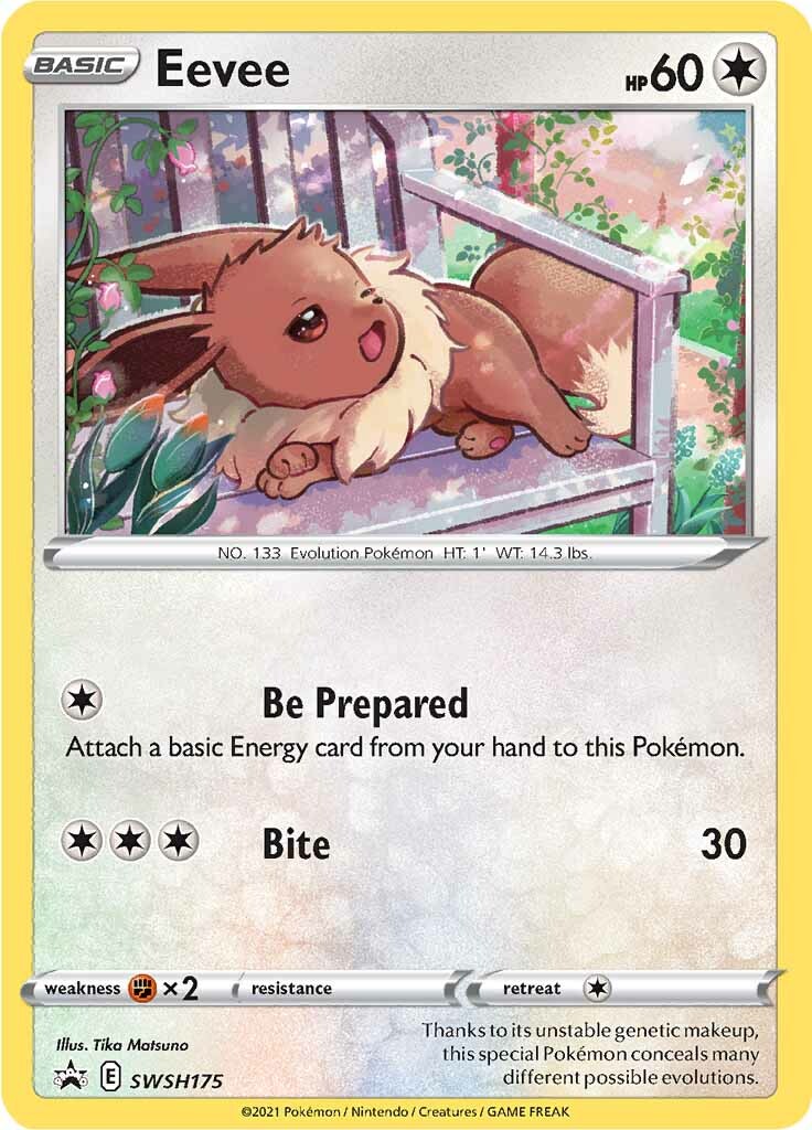 Eevee (SWSH175) [Sword & Shield: Black Star Promos] - The Mythic Store | 24h Order Processing