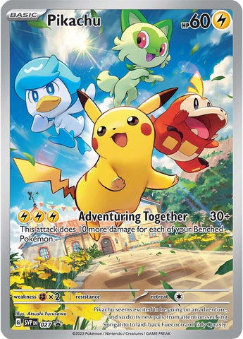 Pikachu (027) [Scarlet & Violet: Black Star Promos] - The Mythic Store | 24h Order Processing