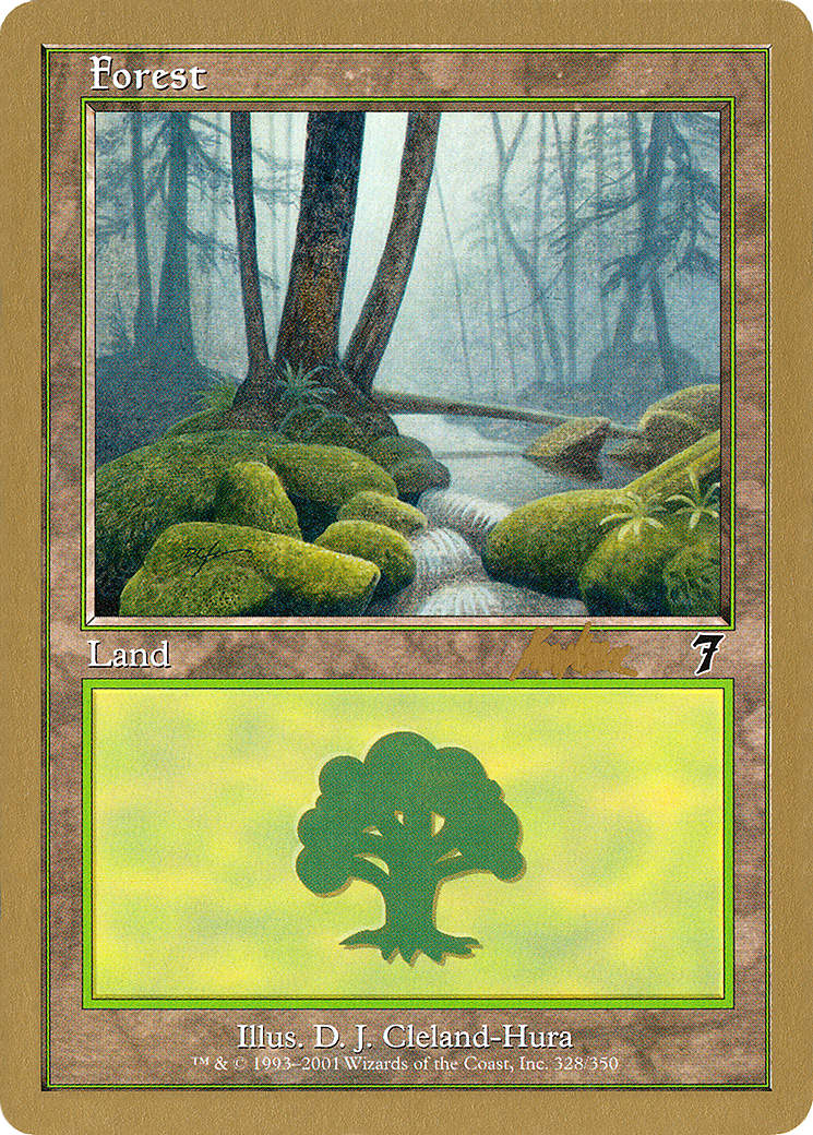 Forest (328) (Brian Kibler) [World Championship Decks 2002] - The Mythic Store | 24h Order Processing