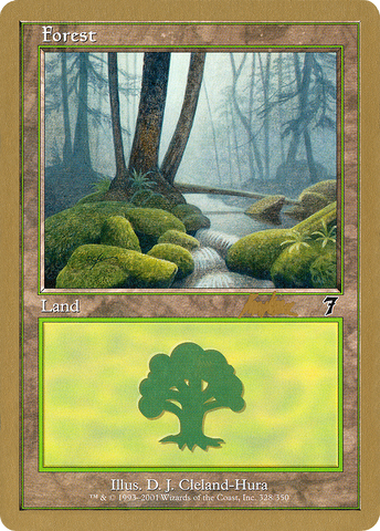 Forest (328) (Brian Kibler) [World Championship Decks 2002] - The Mythic Store | 24h Order Processing
