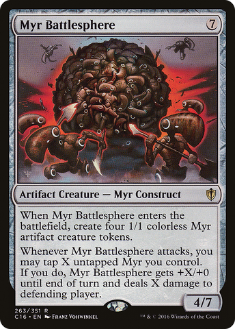 Myr Battlesphere [Commander 2016] - The Mythic Store | 24h Order Processing