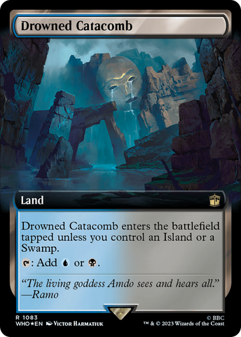 Drowned Catacomb (Extended Art) (Surge Foil) [Doctor Who] - The Mythic Store | 24h Order Processing
