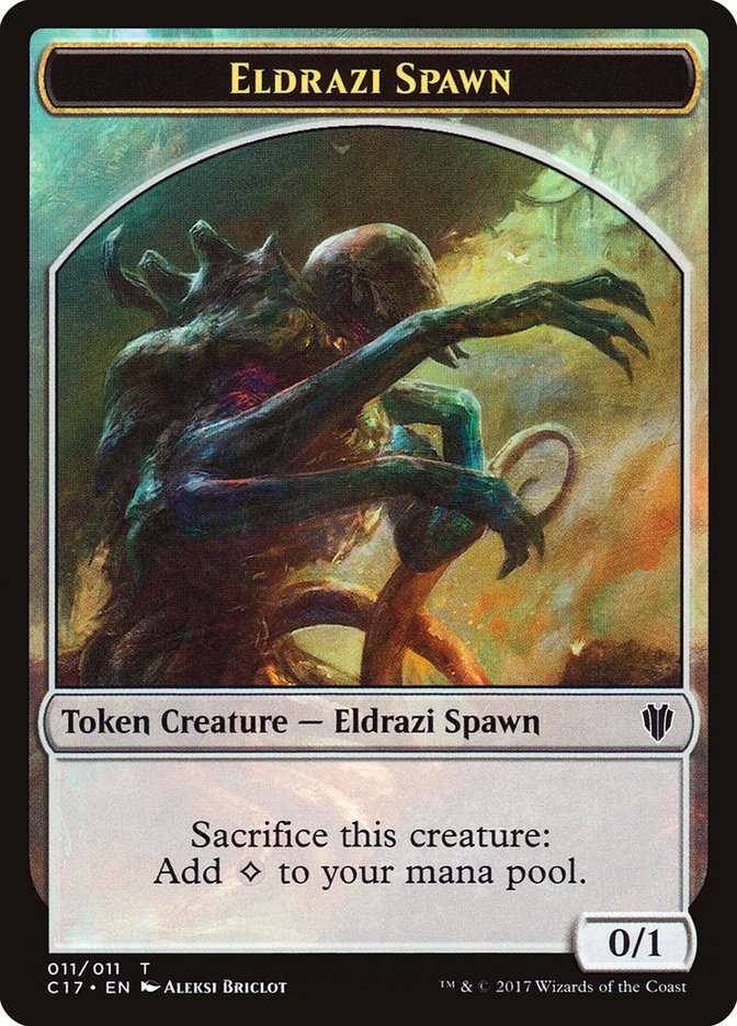 Eldrazi Spawn // Vampire Double-Sided Token [Commander 2017 Tokens] - The Mythic Store | 24h Order Processing