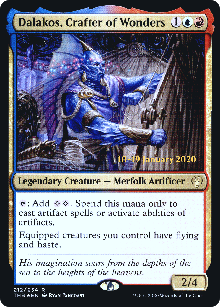 Dalakos, Crafter of Wonders [Theros Beyond Death Prerelease Promos] - The Mythic Store | 24h Order Processing