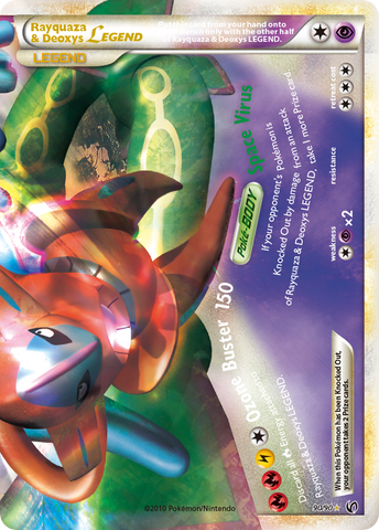 Rayquaza & Deoxys LEGEND (90/90) [HeartGold & SoulSilver: Undaunted] - The Mythic Store | 24h Order Processing