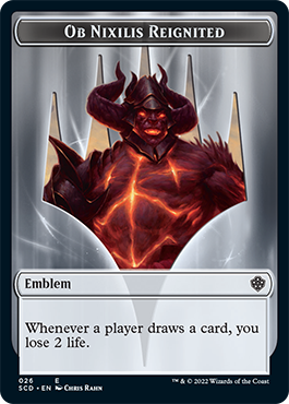 Ob Nixilis Reignited // Ob Nixilis Reignited Double-Sided Token [Starter Commander Decks] - The Mythic Store | 24h Order Processing