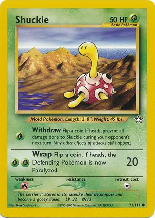 Shuckle (72/111) [Neo Genesis Unlimited] - The Mythic Store | 24h Order Processing