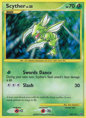 Scyther (130/127) [Platinum: Base Set] - The Mythic Store | 24h Order Processing