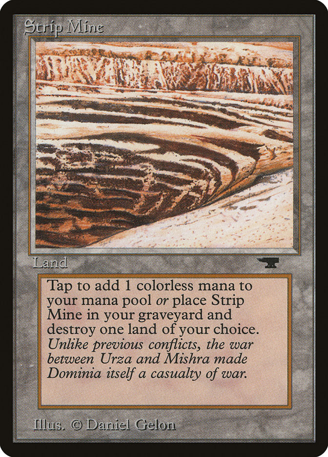 Strip Mine (No Sky, No Tower) [Antiquities] - The Mythic Store | 24h Order Processing