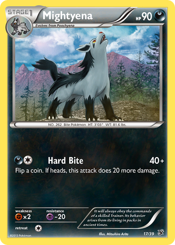 Mightyena (17/39) [XY: Kalos Starter Set] - The Mythic Store | 24h Order Processing
