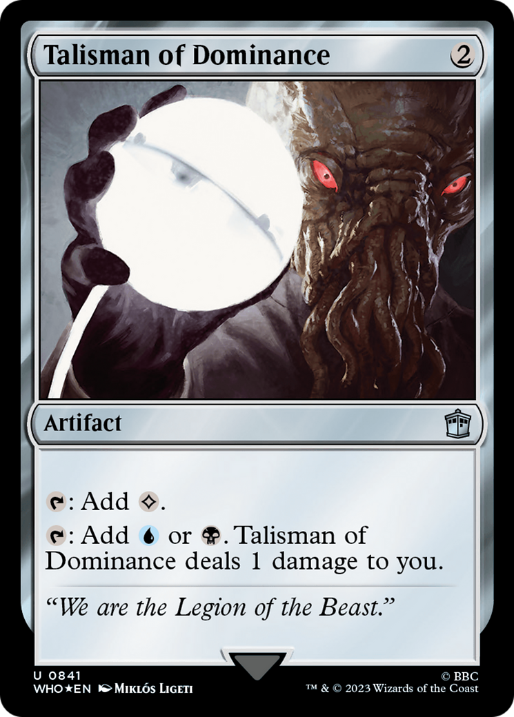 Talisman of Dominance (Surge Foil) [Doctor Who] - The Mythic Store | 24h Order Processing