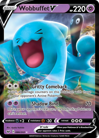 Wobbuffet V (086/202) [Sword & Shield: Base Set] - The Mythic Store | 24h Order Processing