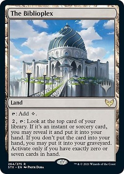 The Biblioplex (Promo Pack) [Strixhaven: School of Mages Promos] - The Mythic Store | 24h Order Processing